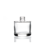 20cl flint glass round diffuser bottle with a screw lid and plug, perfect for homemade fragrances, scented oils, and reed diffusers. Available in low quantities or bulk wholesale