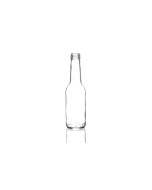 250ml glass mineral bottle with a screw lid, ideal for juices, cordials, shakes, and mineral water. Sleek and durable design for versatile use
