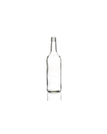750ml glass mineral bottle with a screw lid, ideal for juices, cordials, shakes, and mineral water. Sleek, durable, and versatile design