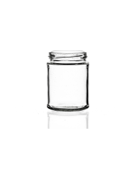300ml Glass Panelled Jar With Twist Off Lids