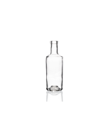 500ml glass Tiberius spirit bottle with a cork stopper, ideal for homemade gins, liquors, oils, spirits, dressings, and sauces. Elegant and versatile design
