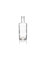 700ml glass Tiberius spirit bottle with a cork stopper, ideal for homemade gins, liquors, oils, spirits, dressings, and sauces. Elegant and versatile design