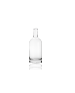 500ml flint Spirit Honorius glass bottle with GPI finish, reusable and airtight, ideal for homemade gins, liquors, oils, spirits, and dressing sauces. Elegant and versatile design