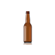 330ml amber glass beer bottle with a crown cap, perfect for home brewing and storing beer. Classic design with 330ml capacity