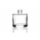 20cl flint glass round diffuser bottle with a screw lid and plug, perfect for homemade fragrances, scented oils, and reed diffusers. Available in low quantities or bulk wholesale