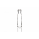 100ml Marasca glass bottle with a 31.5mm neck and screw lid, square design ideal for oils, dressings, sauces, and beverages. Compact and elegant.