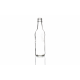 330ml glass mineral bottle with a screw lid, ideal for juices, cordials, shakes, and mineral water. Sleek and durable design