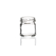 1.5oz or 43ml flint glass mini jar, ideal for wedding favours, spices, and small treats with a clear and elegant design