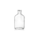 50ml flint glass miniature flask, perfect for spirits like whiskey, gin, and vodka, as well as oils and dressings. Compact and elegant design