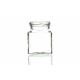 200g square flint glass jar with a twist-off lid, perfect for herbs, jellies, spices, jams, pickles, chutney, and preserves. Available in low quantities or bulk wholesale