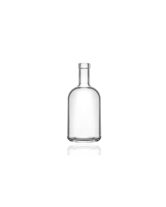 350ml glass Apollo spirit bottle with a cork, perfect for premium spirits, liqueurs, and homemade gins, vodka, and whiskey. Elegant and high-quality design