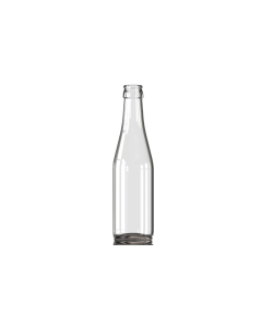 330ml flint Vichy glass beer bottle with a crown cap, perfect for homebrewing ales, lagers, IPAs, bitters, and ciders. Stylish and durable design