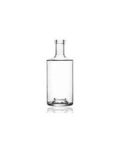 700ml Belleville glass bottle with a cork stopper, perfect for oils, dressings, sauces, drinks, spirits, and liquors. Elegant and versatile design