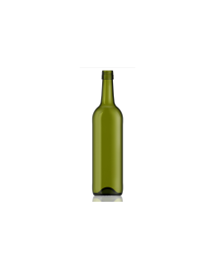 750ml antique green Bordeaux glass wine bottle with a screw cap, perfect for juices, water, soft drinks, wine, and ginger wine. Elegant and durable design for versatile use