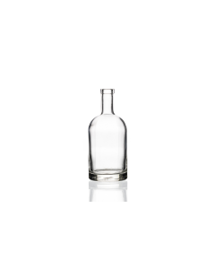 200ml Spirit Honorius glass bottle with a cork lid, reusable and airtight, perfect for homemade gins, liquors, oils, spirits, dressings, and sauces. Elegant and functional design.