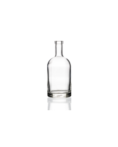500ml Spirit Honorius glass bottle with a cork stopper, reusable and airtight, ideal for homemade gins, liquors, oils, spirits, and dressing sauces. Elegant and versatile design
