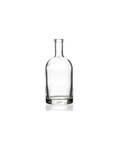 700ml Spirit Honorius glass bottle with a cork stopper, reusable and airtight, ideal for homemade gins, liquors, oils, spirits, and dressing sauces. Elegant and versatile design