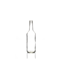 500ml glass mineral bottle with a screw lid, ideal for juices, cordials, shakes, and mineral water. Sleek, durable, and versatile design