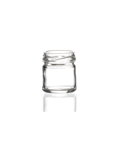 1.5oz or 43ml flint glass mini jar, ideal for wedding favours, spices, and small treats with a clear and elegant design