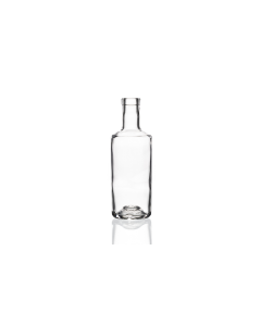 500ml glass Tiberius spirit bottle with a cork stopper, ideal for homemade gins, liquors, oils, spirits, dressings, and sauces. Elegant and versatile design