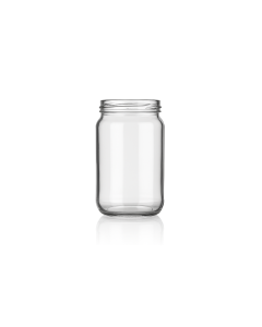 New version of the 1lb glass jar with twist off lid perfect for preserves, jams and chutneys 