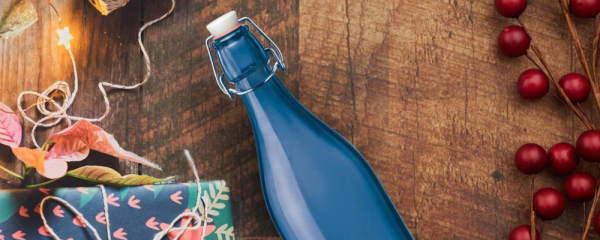 Giara Bottle turns into Blue bottle