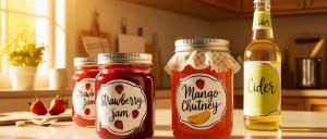 Labelling Bottles and Jars at Home: A Practical Guide to Sizes, Waterproofing, and Creative Design