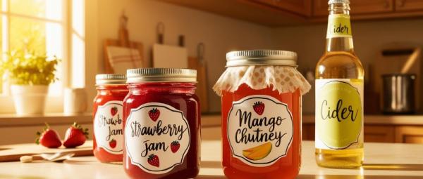 Labelling Bottles and Jars at Home: A Practical Guide to Sizes, Waterproofing, and Creative Design